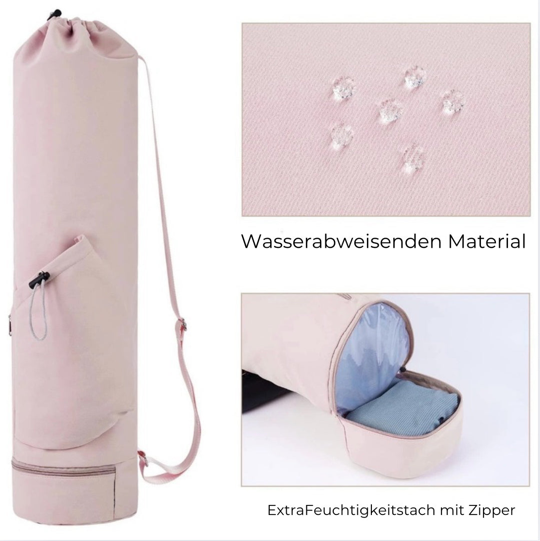 ZenCarry-Pilatesmatte mit Wasserflaschenhalterung