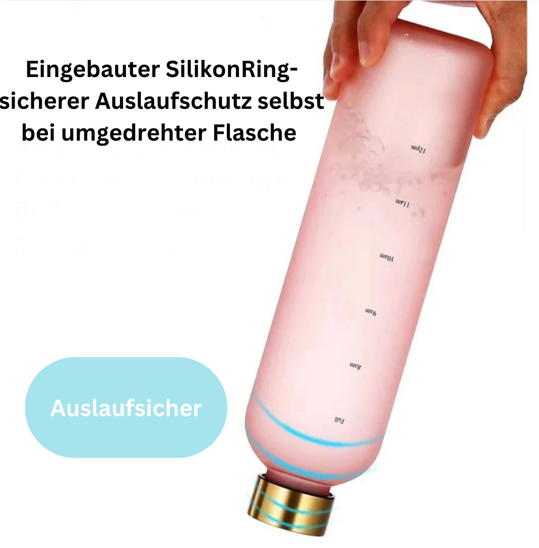HydroTime- Wasserflasche mit Zeitmakierung