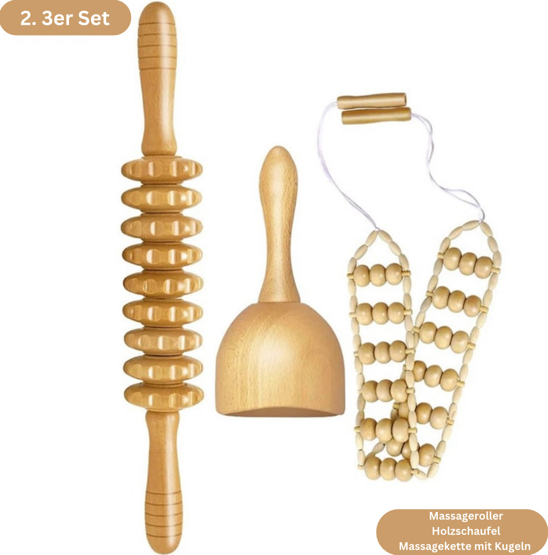 WoodZen-Dein Massage-Set aus der Natur für pure Entspannung