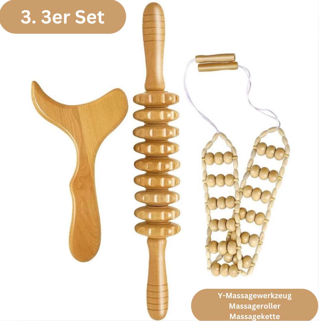 WoodZen-Dein Massage-Set aus der Natur für pure Entspannung