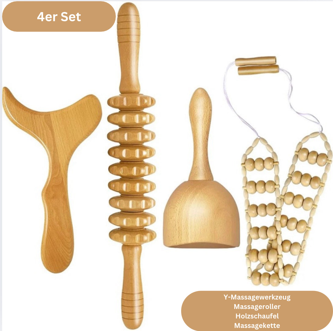 WoodZen-Dein Massage-Set aus der Natur für pure Entspannung