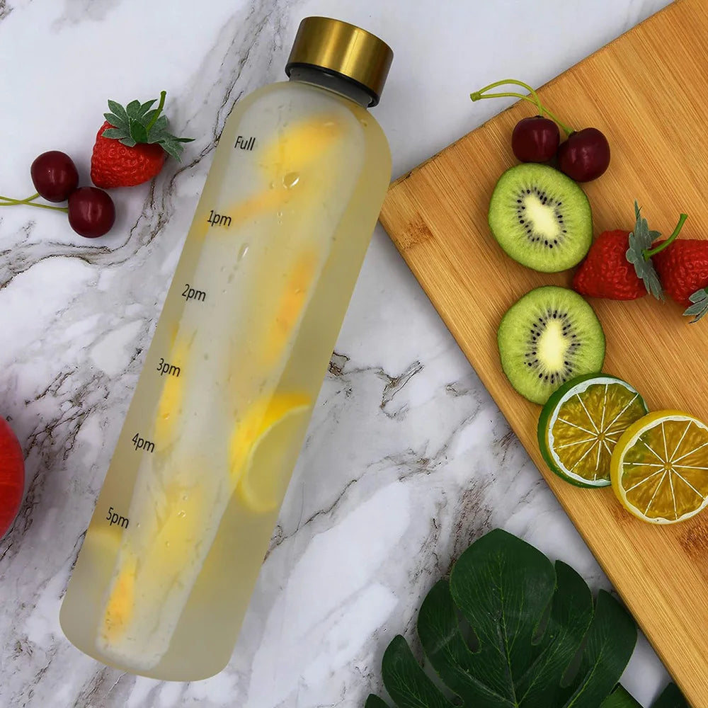 HydroTime- Wasserflasche mit Zeitmakierung