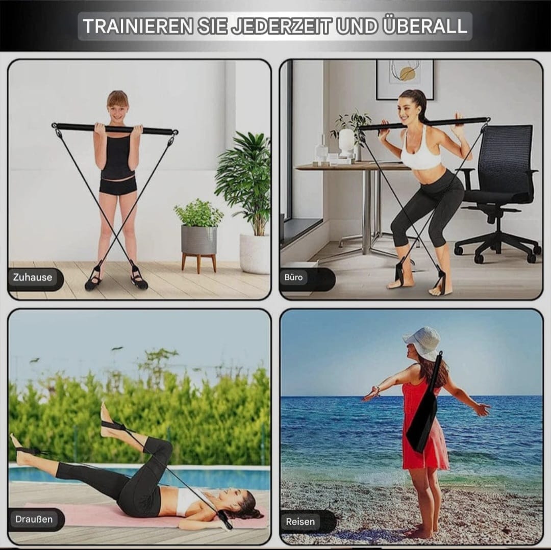 FlexFusion Bar - Multifunktionale Pilates Stange