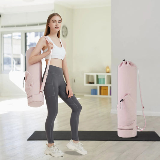 ZenCarry-Pilatesmatte mit Wasserflaschenhalterung